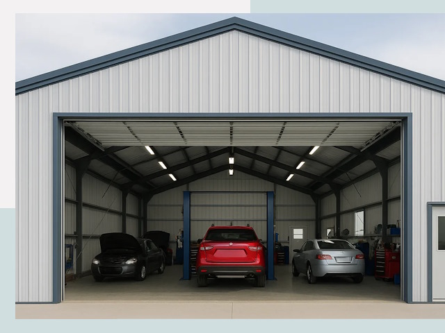 Ангары из сэндвич панелей от 611 руб. в Фурманов