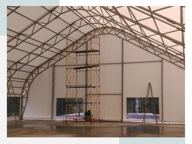 Шатровые ангары в Фурманове