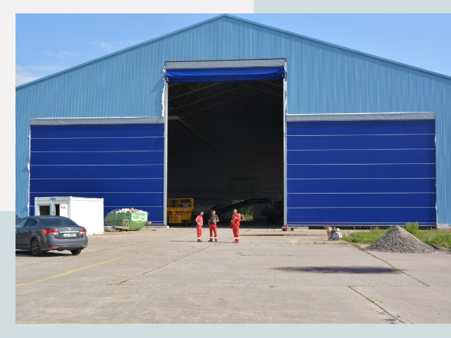 Ангарные ворота в Фурманов от СтальСтрой-Фрв по цене 611 руб.