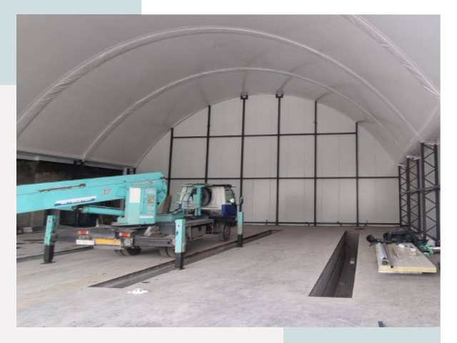 Внутреннее оснащение ангаров в Фурманове